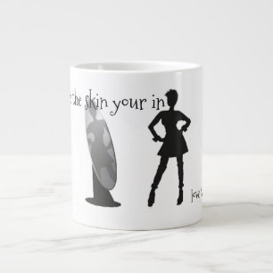 Taza De Café Gigante Ama la piel en la que estás
