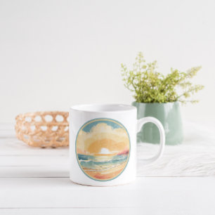 Taza De Café Gigante Amanecer de verano
