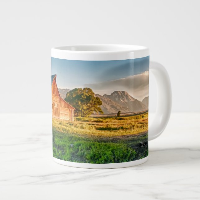 Taza De Café Gigante Amanecer en Moulton Barn (Derecha)