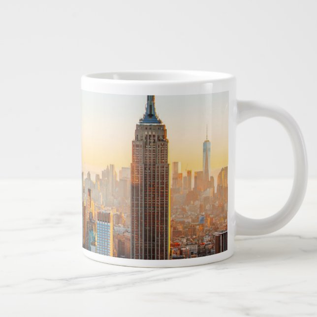 Taza De Café Gigante Amanecer sobre Nueva York (Derecha)
