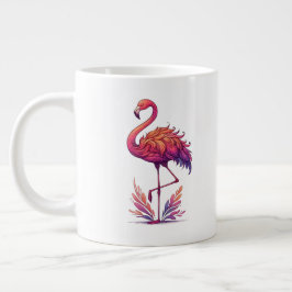 Taza De Café Gigante Amante Flamingo