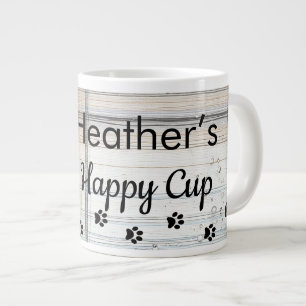 Taza De Café Gigante Amantes de Gatos Personalizado Gato Sassy
