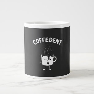 Taza De Café Gigante Amantes de la Copa Cafetería Coffedent Funny Kawai