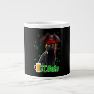 Taza De Café Gigante Amantes del gato Regalo pirata Pi Day Cat
