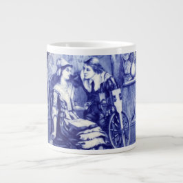Taza De Café Gigante Amantes Juan Alden y Patricia Mullins de Mayflower