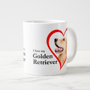 Taza De Café Gigante Amar a mi Gran Mugre Dorada