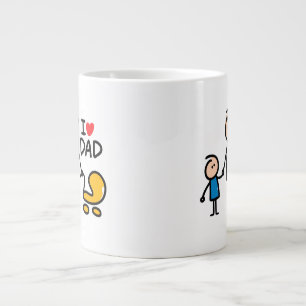 Taza De Café Gigante Amar a papi