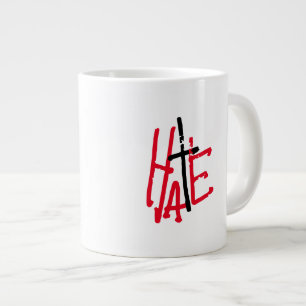 Taza De Café Gigante AMAR EL ODIO Cambiar EL BARRO DE CAFÉ DE ÁNIMO