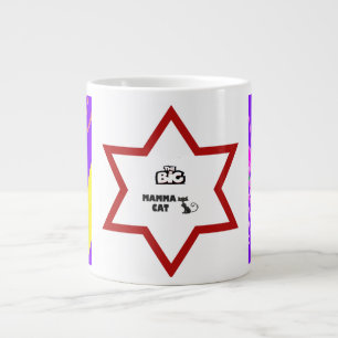 Taza De Café Gigante Amar que tu gato sea una madre mensaje divertido