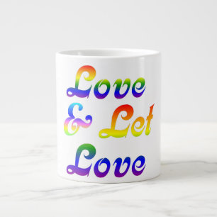 TAZA DE CAFÉ GIGANTE AMAR Y DEJAR AMAR