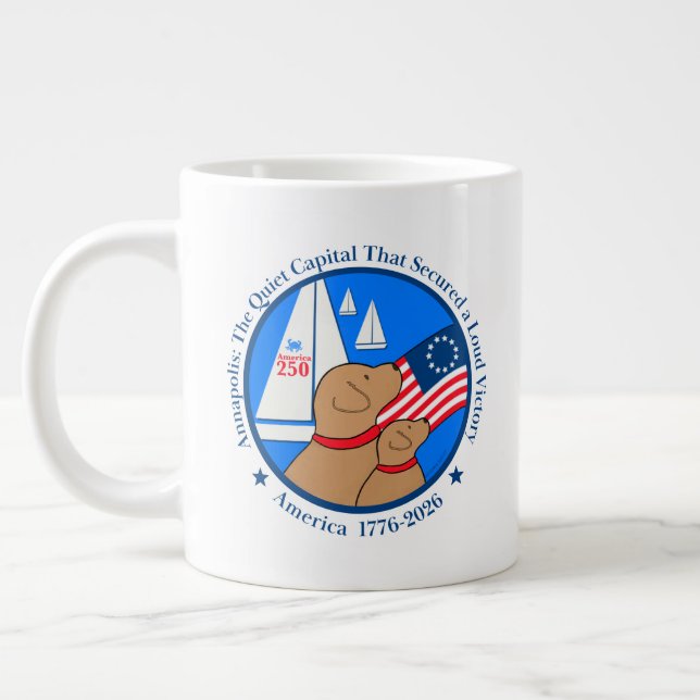 Taza De Café Gigante America 250 Annapolis Limited Edition (Izquierda)