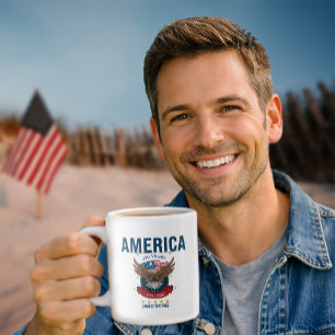 Taza De Café Gigante América 250 Años Tierra Patriótica de los Libres