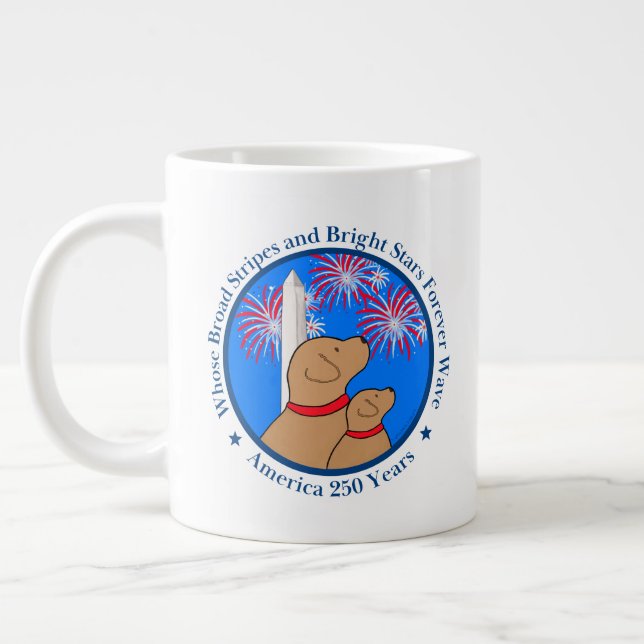 Taza De Café Gigante America 250 DC Edition DC (Izquierda)