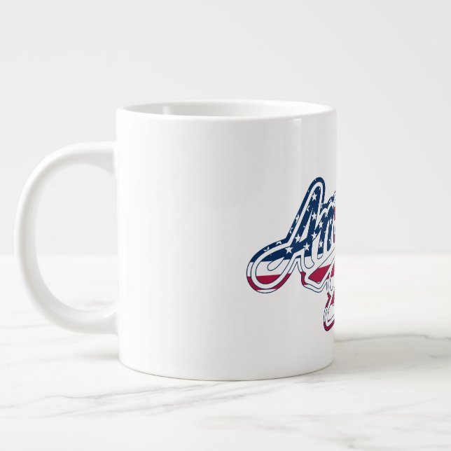 Taza De Café Gigante America 250 Flag Script Semiquincentennial Design (Izquierda)