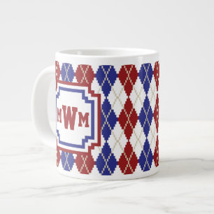 Taza De Café Gigante Americana Argyle Specialty Mug