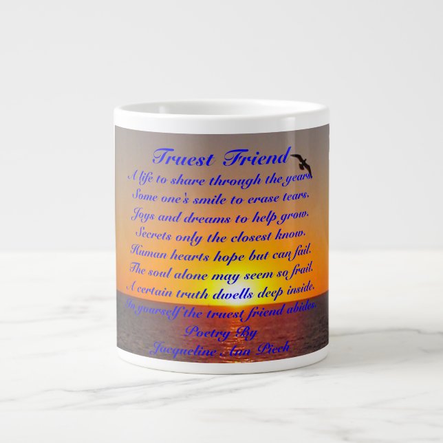 Taza De Café Gigante Amigo de la verdad (Frente)