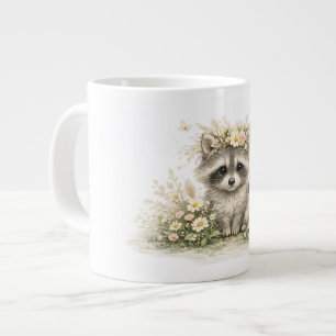 Taza De Café Gigante Amigo del bosque Mapache