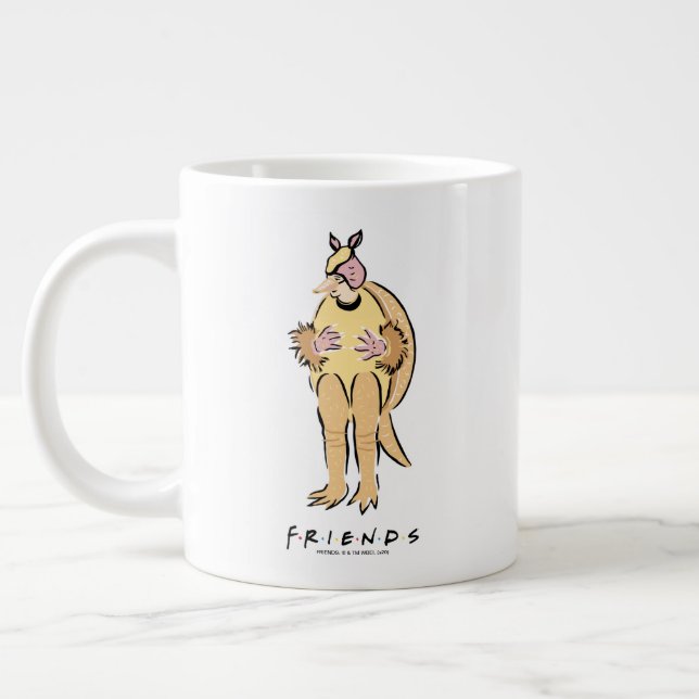 Taza De Café Gigante AMIGOS™ | Armadillo de vacaciones (Izquierda)
