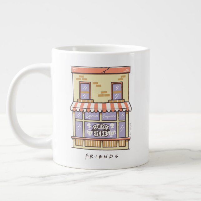 Taza De Café Gigante AMIGOS™ | Cafetería Central Personalizado Perk (Izquierda)