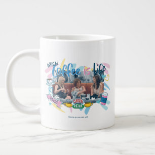 Taza De Café Gigante AMIGOS™   Cuando el café es vida