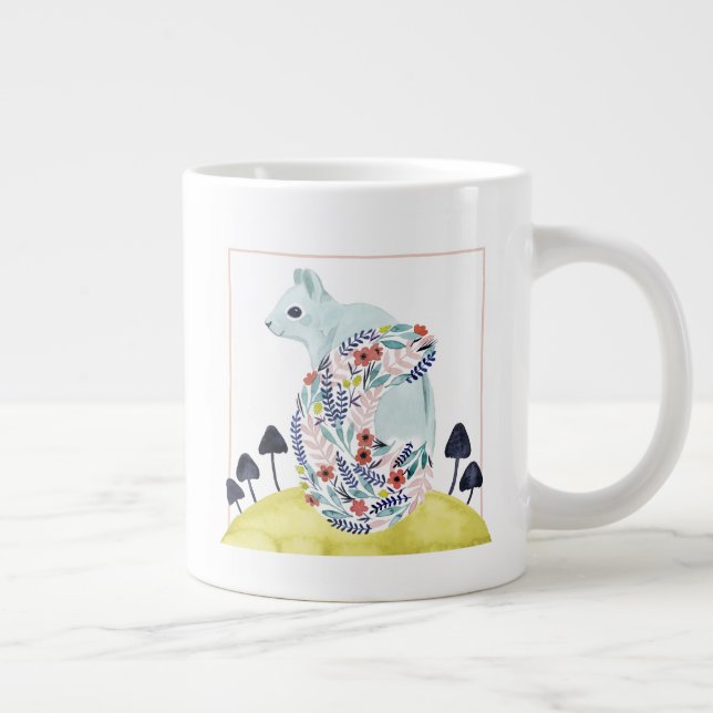 Taza De Café Gigante Amigos de Clementine | ardilla de arte popular (Derecha)
