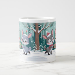 Taza De Café Gigante Amigos del bosque hibi