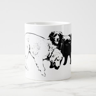 Taza De Café Gigante Amigos en el camino de Leafy