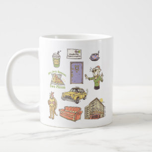 Taza De Café Gigante AMIGOS™   Gráfico de iconos Personalizados