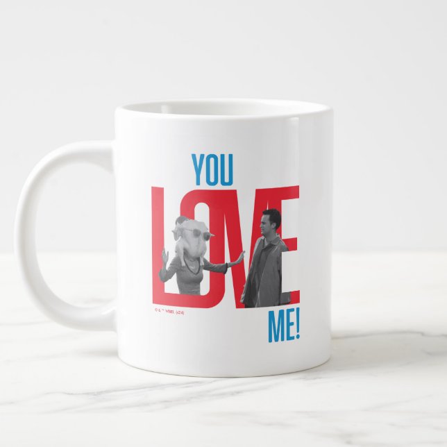 Taza De Café Gigante AMIGOS™ | Me Amas Cita (Izquierda)