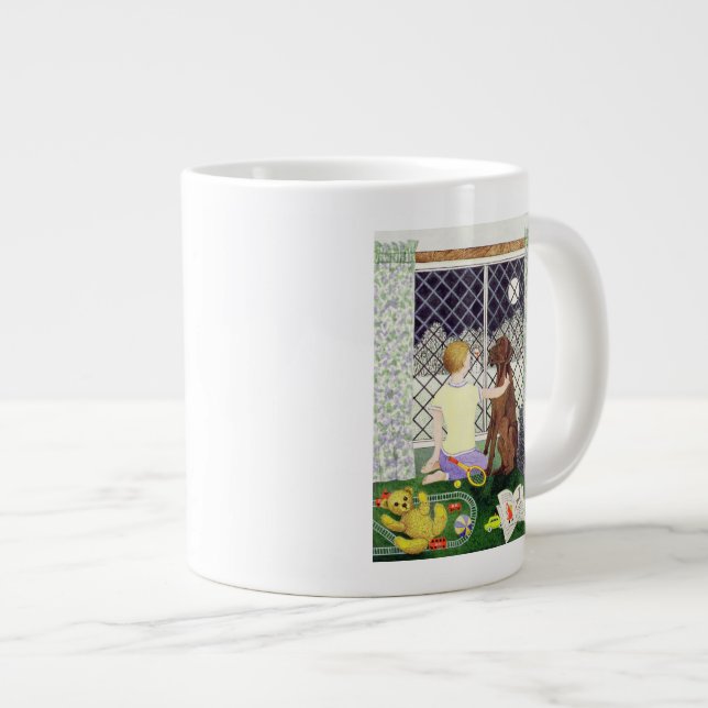 Taza De Café Gigante Amigos para siempre (Derecha)