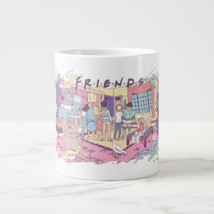 Taza De Café Gigante AMIGOS™   Personalizado de apartamentos