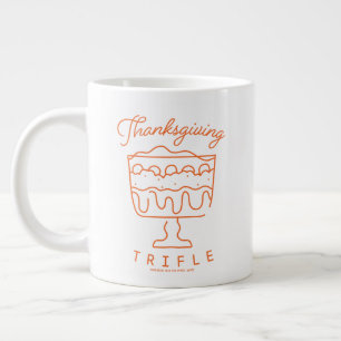 Taza De Café Gigante AMIGOS™   Trifle de Acción de Gracias