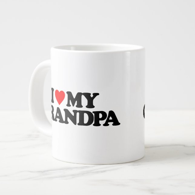 TAZA DE CAFÉ GIGANTE AMO A MI ABUELO (Izquierda)