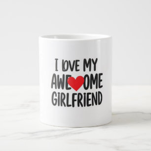 Taza De Café Gigante Amo a mi increíble novia