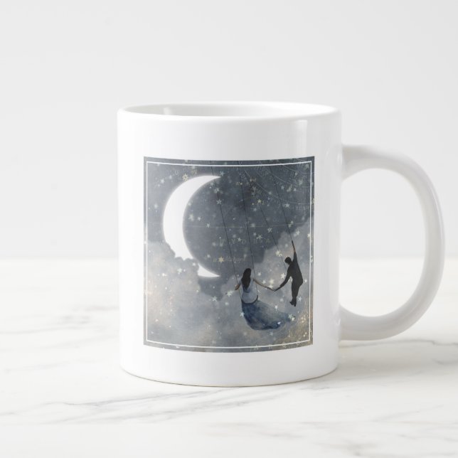 Taza De Café Gigante Amor celeste (Derecha)