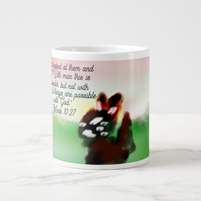 Taza De Café Gigante amor de jesus  (Frente)