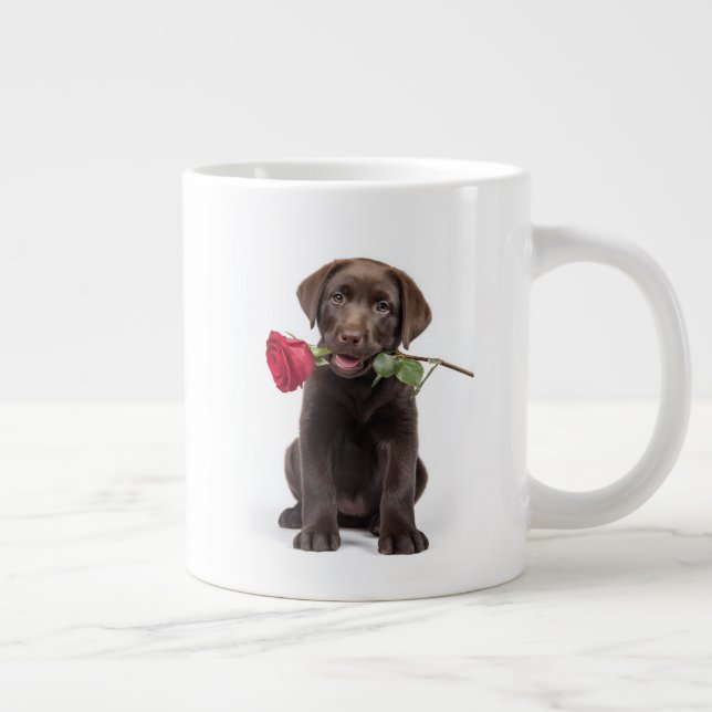 Taza De Café Gigante Amor de Labrador (Derecha)