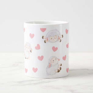 Taza De Café Gigante Amor de las ovejas