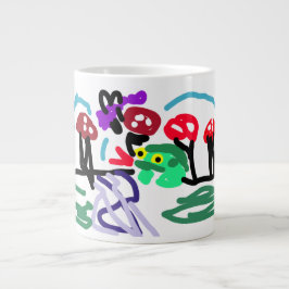 Taza De Café Gigante Amor de rana 