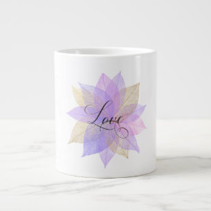 Taza De Café Gigante *~* AMOR INTENCIÓN EMOTO Pastel deja mágico