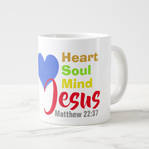 Taza De Café Gigante Amor Jesús - Jumbo Mug