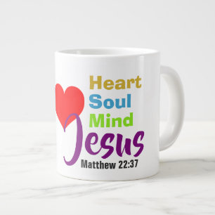 Taza De Café Gigante Amor Jesús - Jumbo Mug