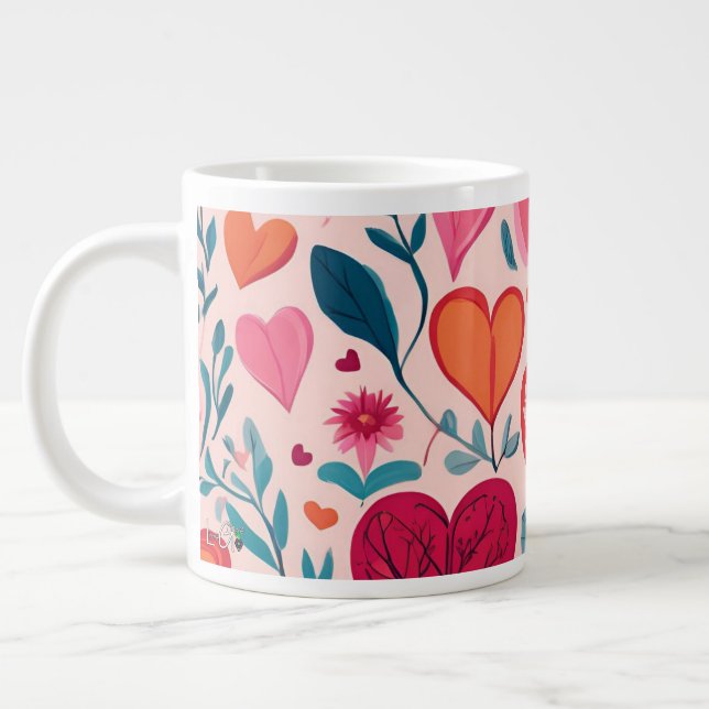 Taza De Café Gigante Amor juguetón | (Izquierda)