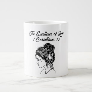 Taza De Café Gigante Amor -mug tazón de café gigante