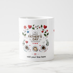 Taza De Café Gigante Amor personalizado de tu pequeña estrella