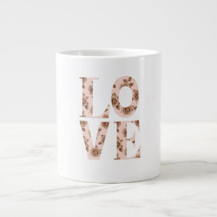 Taza De Café Gigante "Amor Romántico Arte y Regalos"