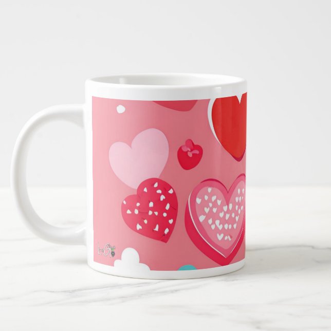 Taza De Café Gigante Amor suave | (Izquierda)
