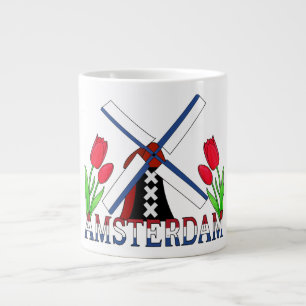 Taza De Café Gigante Ámsterdam Países Bajos