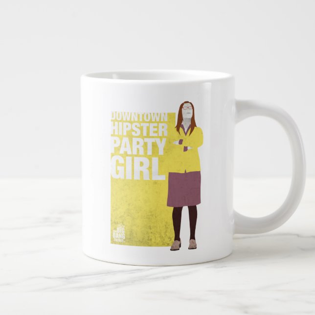 Taza De Café Gigante Amy | Chica del centro de Hipster Fiesta (Derecha)