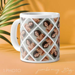 Taza De Café Gigante Añade una foto para hacer un collage loco